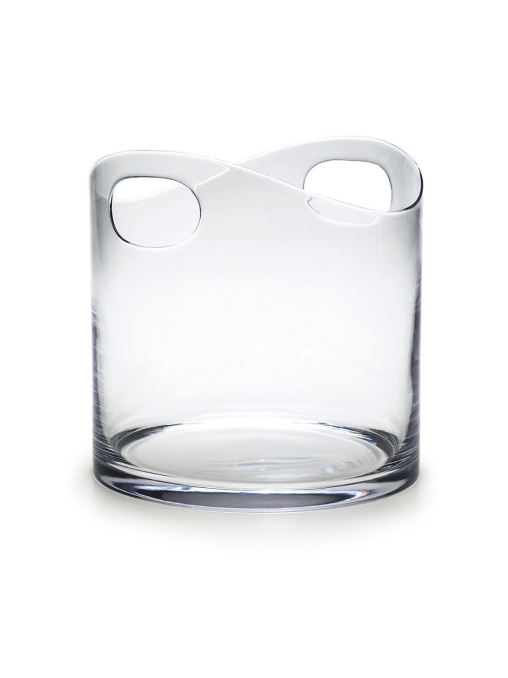 Tiffany & Co. modernist lead crystal ice bucket
